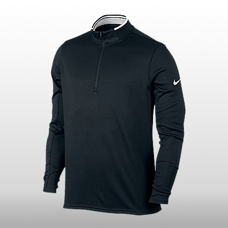 NIKE BUNKERS UP DRI FIT 12 ZIP JACKET BLACK MEN NIKE BUNKERS UP DRI FIT 12 ZIP JACKET BLACK MEN